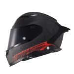 scoyco mat kırmızı kask